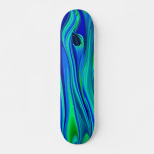 Skateboard Resumen de regenbogen en grün lila blau