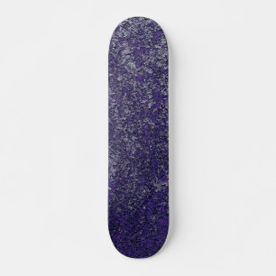 Skateboard Resumen de textura Metalizado de color púrpura osc
