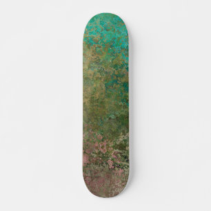 Skateboard Resumen de tinta de alcohol de inspiración oceánic