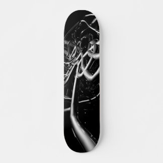 Skateboard Resumen de tubos metalizado - Retro
