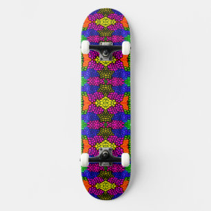 Skateboard Resumen del patrón brillante de arte
