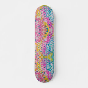Skateboard Resumen Diseño multicolor