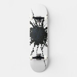 Skateboard Resumen en cinta y letras 3