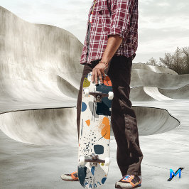 Skateboard Resumen Minimalista - Geométrico del tono de la Ti