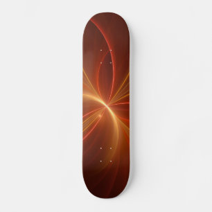 Skateboard Resumen místico Arte fractal Colores cálidos moder