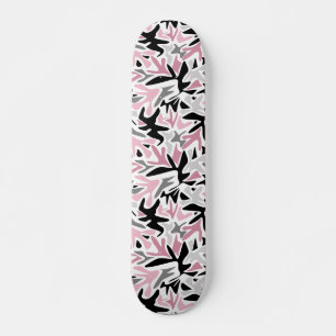 Skateboard Resumen, negro y rosa, juventud, pensamiento moder