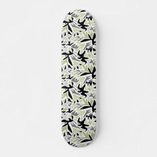 Skateboard Resumen, negro y verde, joven, moderno, creativo