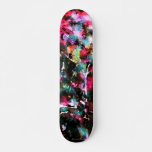 Skateboard Resumen, patrón colorido, brillante, elegante