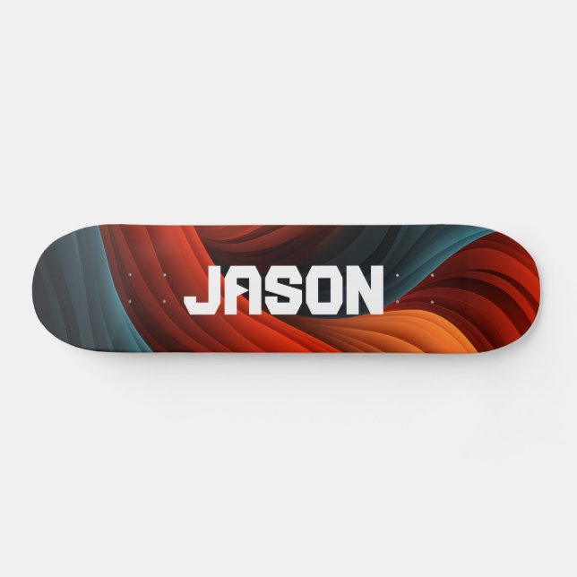 Skateboard Resumen personalizado (Horz)