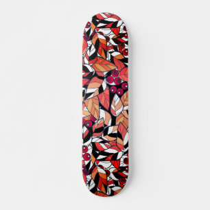 Skateboard Resumen personalizado deja bayas negras