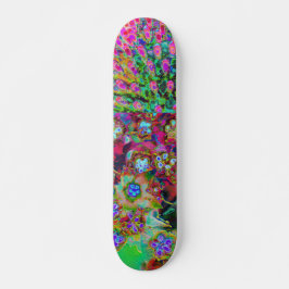 Skateboard Resumen psicodélico Groovy Purple Sedum