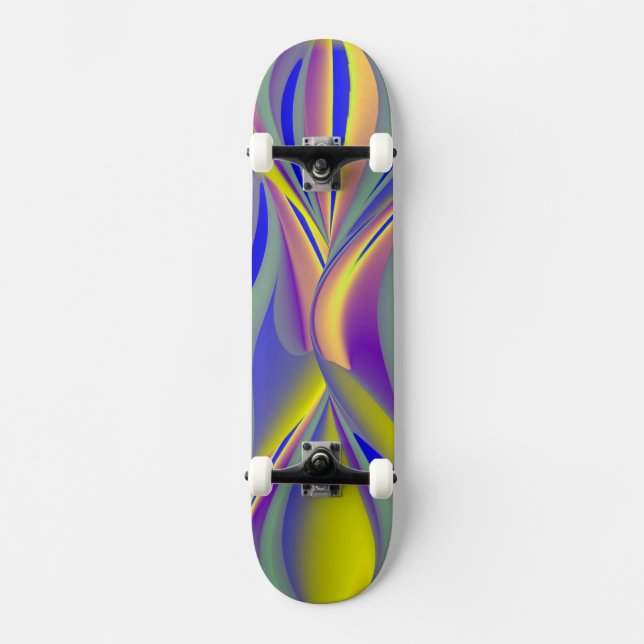 Skateboard Resumen Regenbogen Augen (Anverso)
