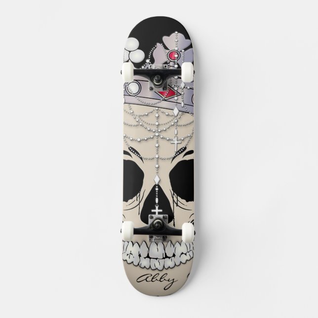Skateboard Resumen Skull (Anverso)