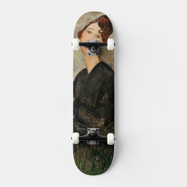 Skateboard Retrato de Dedie Hayden, 1918 (Anverso)