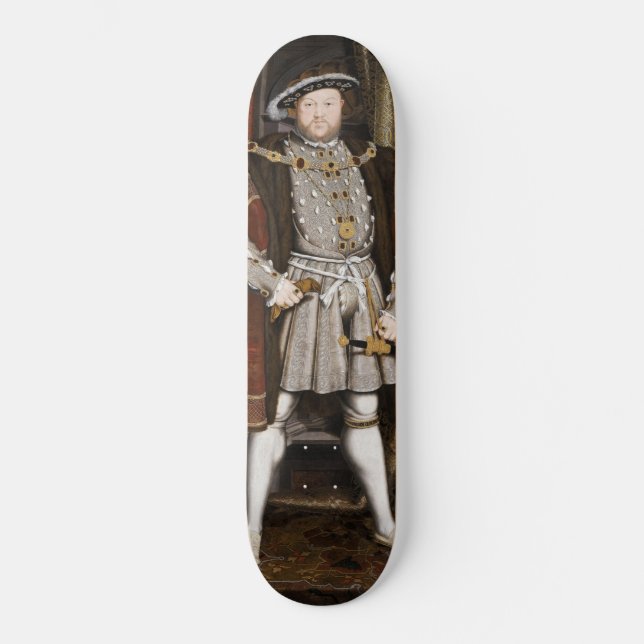 Skateboard Retrato de Enrique VIII (Hans Holbein el Joven) (Anverso)