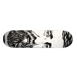 Skateboard Retrato de Henry David Thoreau