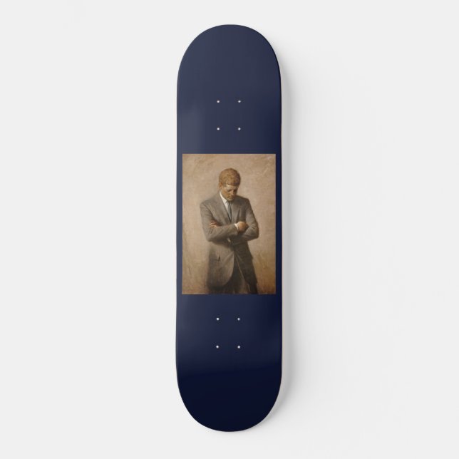 Skateboard Retrato de la Casa Blanca Presidencial de los Esta (Anverso)