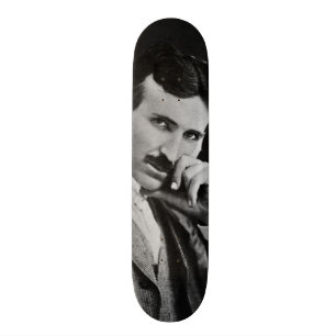 Skateboard Retrato de Nikola Tesla