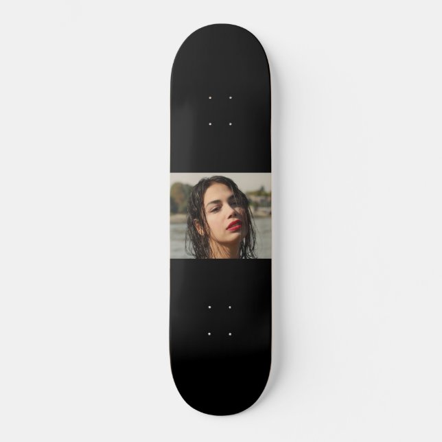 Skateboard Retrato de una joven (Anverso)