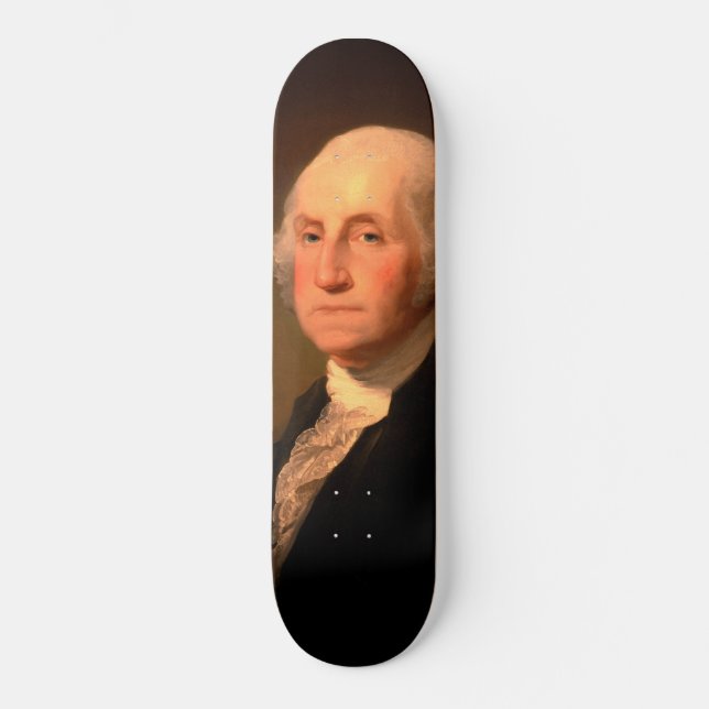 Skateboard Retrato de Williamstown de George Washington (Anverso)