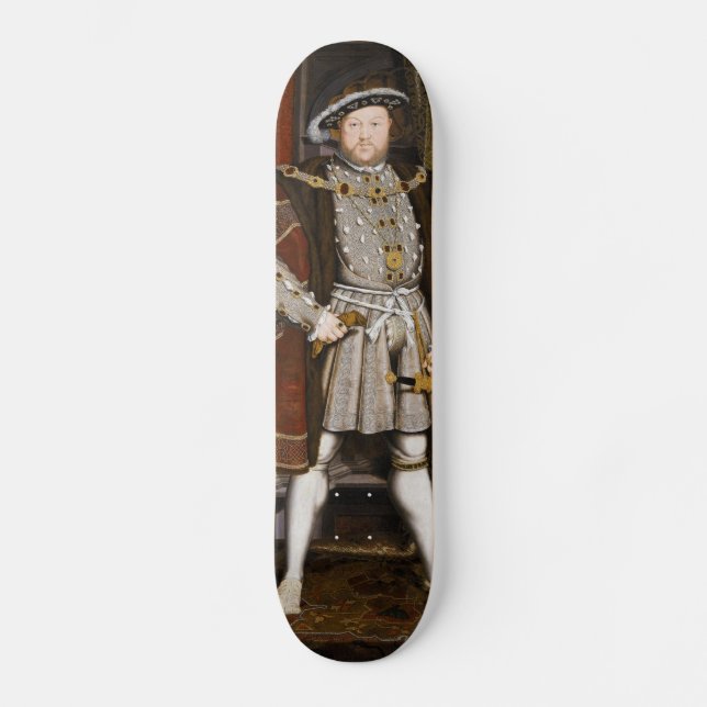 Skateboard Retrato del Enrique VIII de Hans Holbein el más (Anverso)