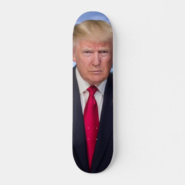 Skateboard Retrato presidencial oficial de Donald Trump (Anverso )