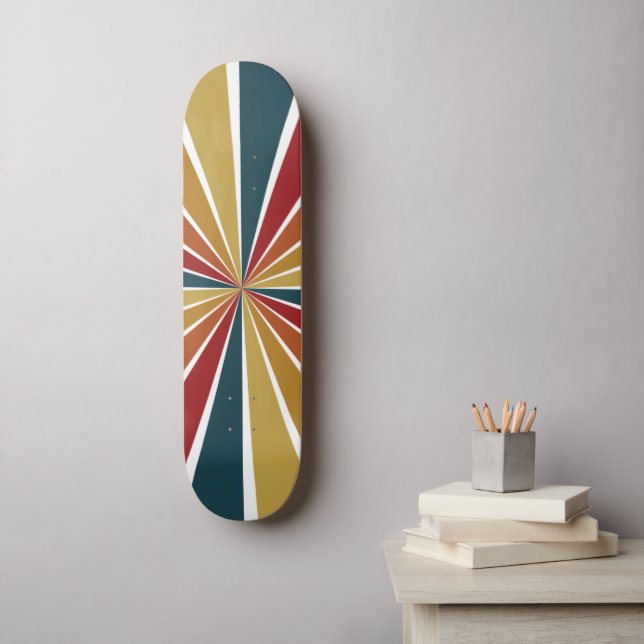 Skateboard Retro (Arte de la pared)
