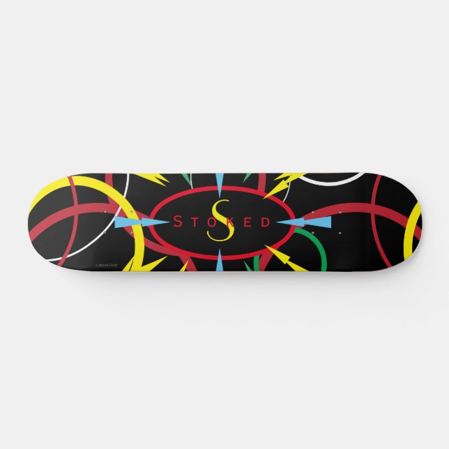 Skateboard Retro 1980, 73/7" Deck (Horz)