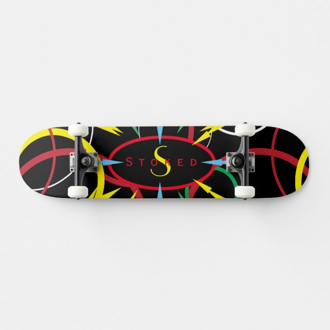Skateboard Retro 1980, 73/7" Deck (Horz)