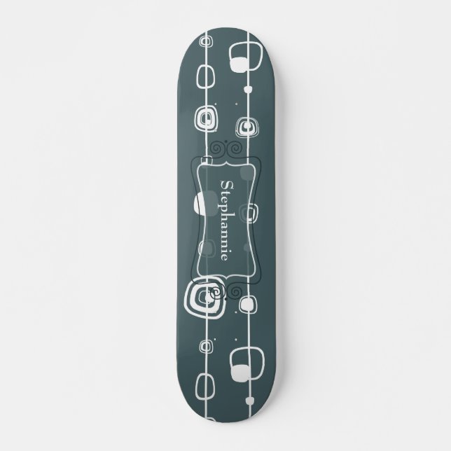 Skateboard Retro Blue de los años 70 (Anverso )