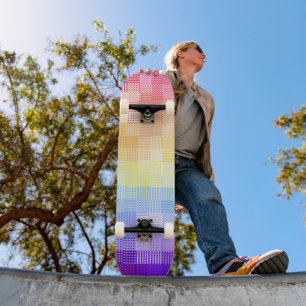 Skateboard Retro Boho Funky Quirky Xenogénero Cuadros Orgullo