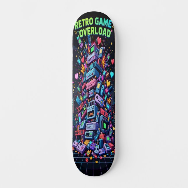 Skateboard Retro Game Overload Edition 1 (Anverso)