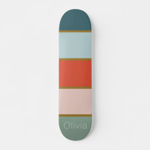 Skateboard Retro rayado