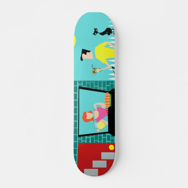 Skateboard Retro Saturday Morning (Anverso )