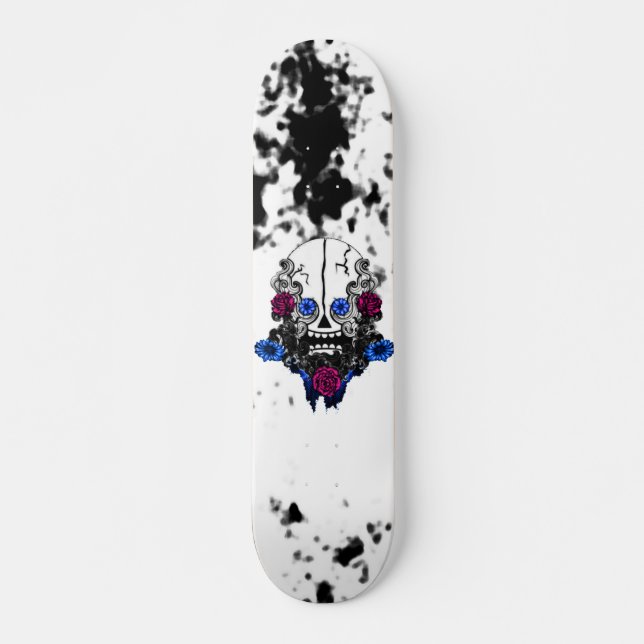 Skateboard Retro Skull King Personalizado Pro Trick Board (Anverso )