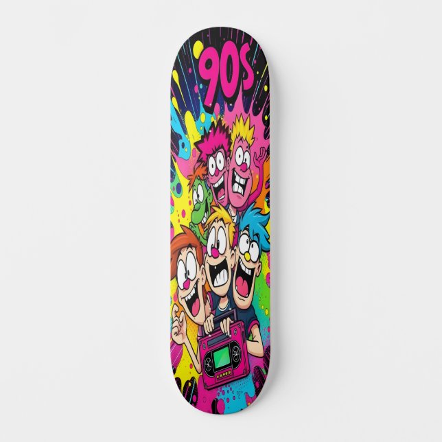 Skateboard Retro Toon Chaos Edition 1 (Anverso)