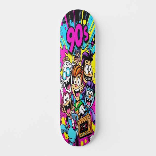 Skateboard Retro Toon Chaos Edition 4 (Anverso)