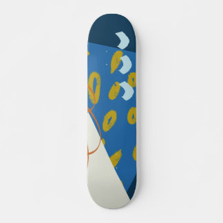 Skateboard Reunión de formas #ilustracion #abstract