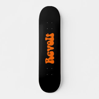 Skateboard Revuelta - Naranja en negro