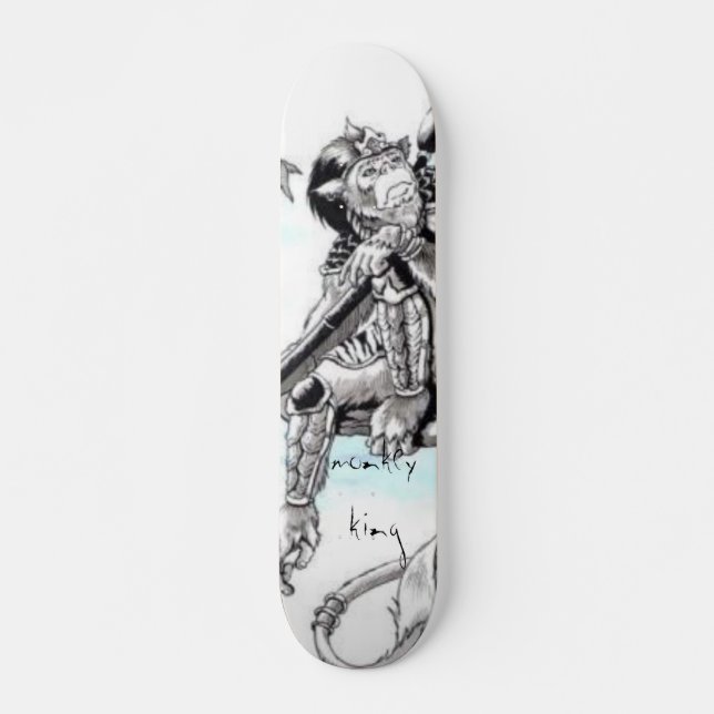 Skateboard Rey Board del mono (Anverso )