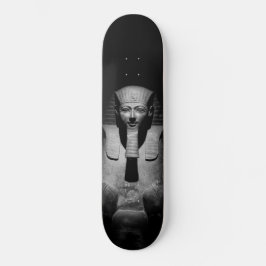 Skateboard Rey del faraón blanco y negro