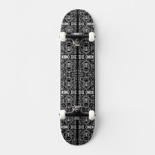 Skateboard Rey tut faraón egipcio alfabeto jeroglífico
