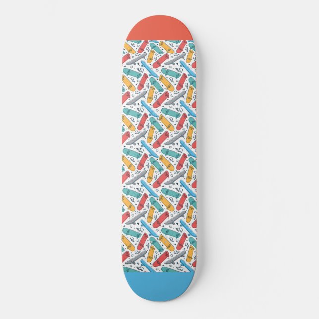 Skateboard RGB Doodle (Anverso)
