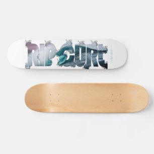 Skateboard Rip Curl Splash Surf eslogan de guión alto