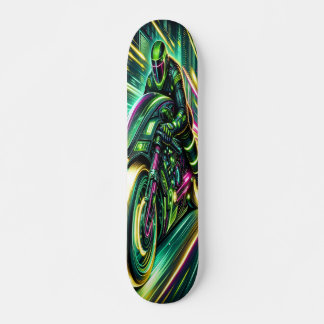 Skateboard "Ritmo de velocidad: ciclista punk