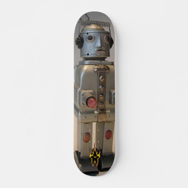 Skateboard Robot del pote del té (Anverso )