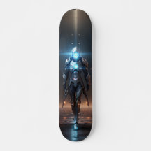 Skateboard Robot guerrero galáctico