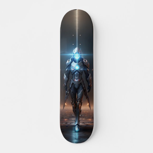 Skateboard Robot guerrero galáctico (Anverso )