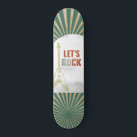 Skateboard Rock and Roll Modern<br><div class="desc">Con un diseño de guitarra eléctrica funky, estas tablas son obras de arte modernas, perfectas para adictos a la adrenalina y amantes de la música.</div>