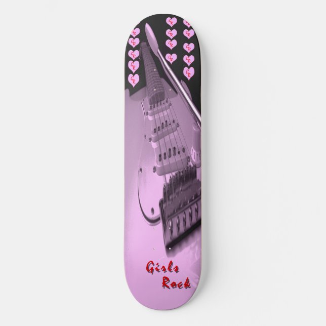 Skateboard Rock chica (Anverso)